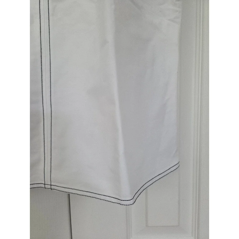 J. Crew Shell Top Contrast-stitch Cotton Poplin Women 4 White NWT $98 CV049